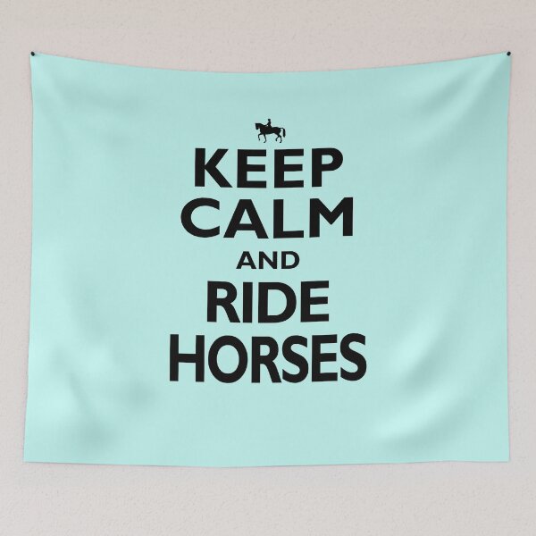 Item preview, Horse Riding Keep Calm Rider Birthday designed and sold by smily-tees.