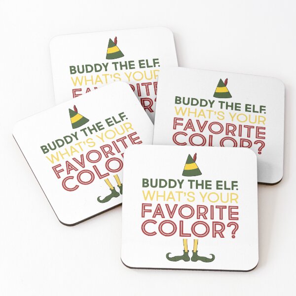 Item preview, Elf Movie Quote "What's Your Favorite Color" designed and sold by Camille Woodward.