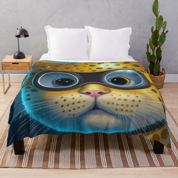 Item preview, Adventurous Cat Swimming Under the Sea designed and sold by harborhouse55.