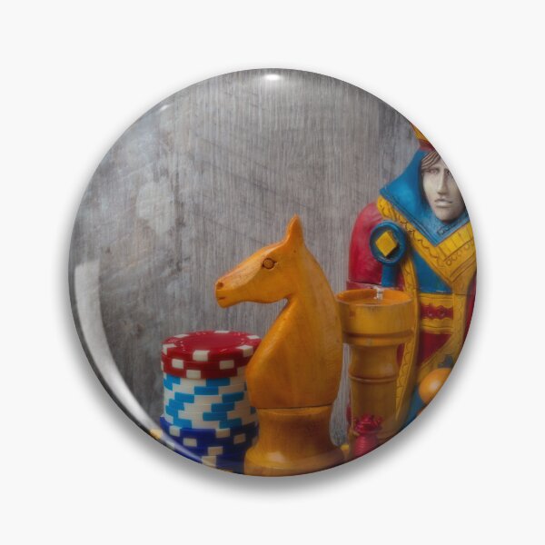 Item preview, The Queen And Knight With Game Pieces Color designed and sold by Garry Gay.