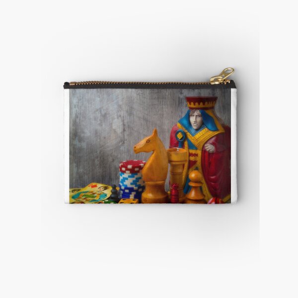 Item preview, The Queen And Knight With Game Pieces Color designed and sold by Garry Gay.