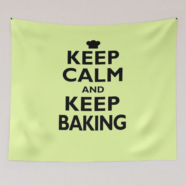 Aperçu de l'œuvre Cuisson au four Keep Calm Baker Anniversaire créée et vendue par smily-tees.