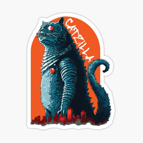 Item preview, Catzilla Funny Cat designed and sold by vectrus.