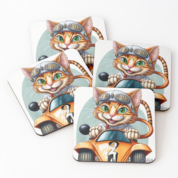 Item preview, Adventurous Cat Riding a Motorcycle designed and sold by harborhouse55.