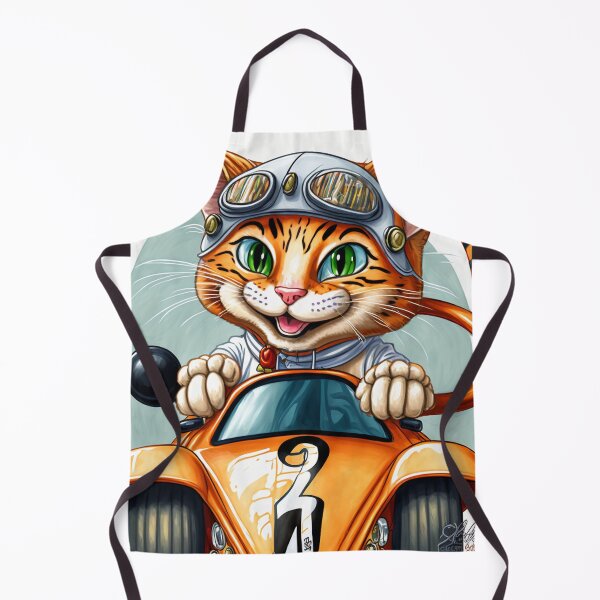 Item preview, Adventurous Cat Riding a Motorcycle designed and sold by harborhouse55.