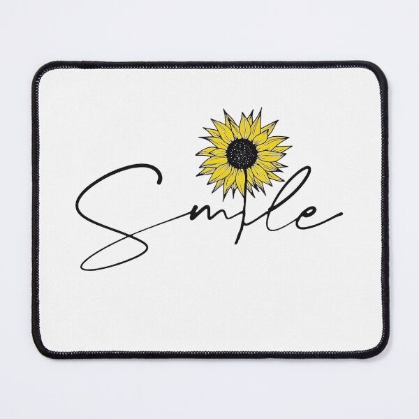 Item preview, Smile Quote Sunflower designed and sold by HappyLifeCreate.