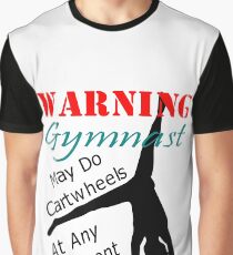 Gymnastics Cartwheel Graphic T-Shirt