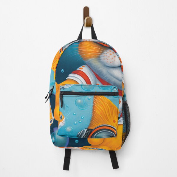 Item preview, Adventurous Cat Swimming Under the Sea 6 designed and sold by harborhouse55.