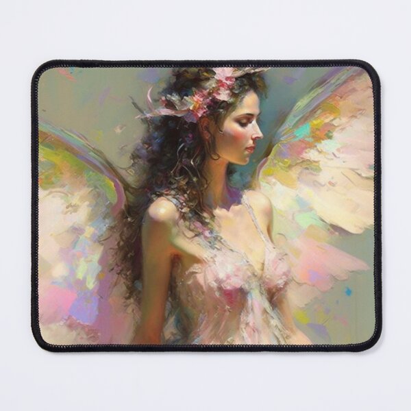 Item preview, Fairy Abstract Art Print / Fairy Bedroom Decor / Fairy Decorations For Birthday Party / Fairy Lover / Magical Forest Illustration designed and sold by PrincessArtwork.