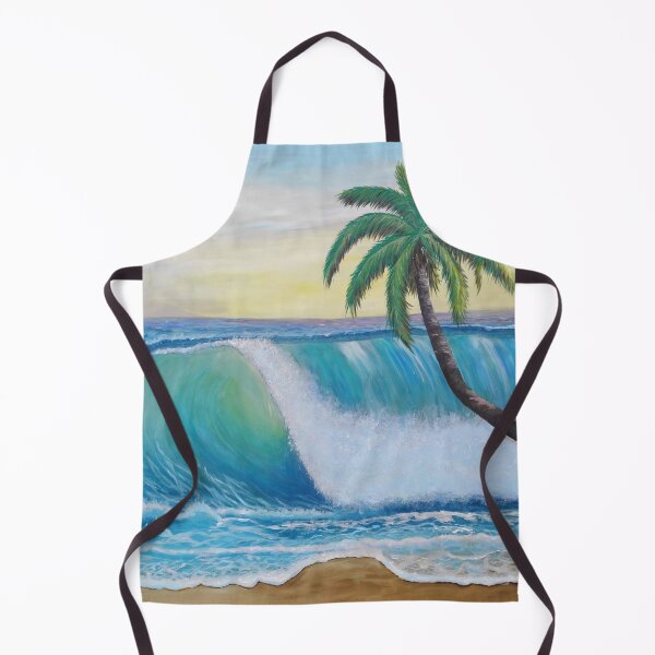 Item preview, Translucent Wave and Leaning Palm on Virgin Islands Greater Antilles  designed and sold by artshop77.