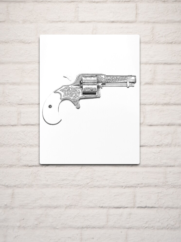 Colt Revolver Tattoo Zeichnung