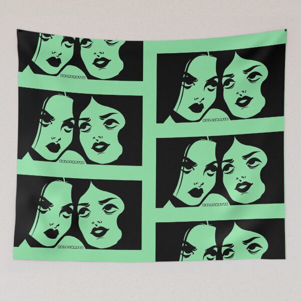 Item preview, I Watch You - Green Framed Line designed and sold by GoldChatte.