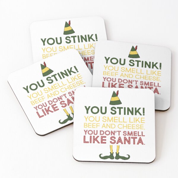 Item preview, Elf Movie Quote "You Smell Like Beef and Cheese, Not Like Santa" designed and sold by Camille Woodward.