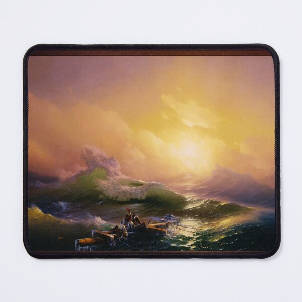 Item preview, The Ninth Wave by Hovhannes Aivazovsky Remastered Xzendor7 Old Masters Reproductions designed and sold by Xzendor7 Digital Art Creations.