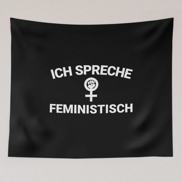 Item preview, I Speak Feminist German Ich Spreche Feministisch  designed and sold by The Junto Shop.