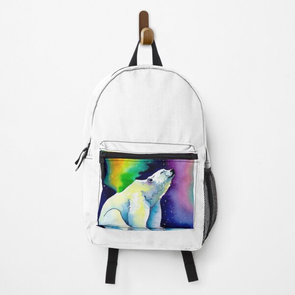 Item preview, Polar Bear under the Aurora Borealis designed and sold by Lilieae.