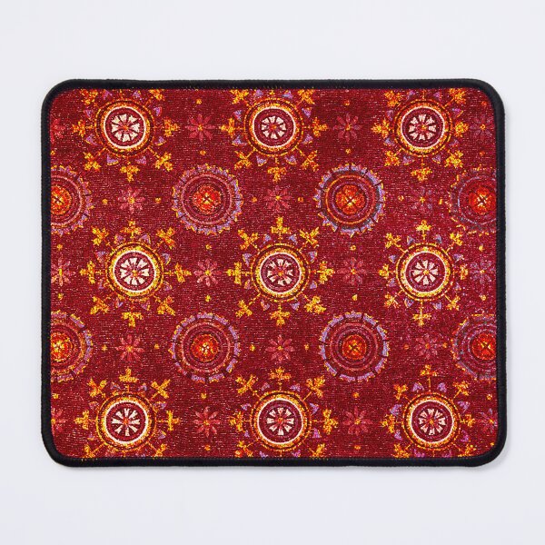 Item preview, RAVENNA BYZANTINE MOSAICS,STARS,RED GOLD YELLOW STARRY NIGHT designed and sold by BulganLumini.