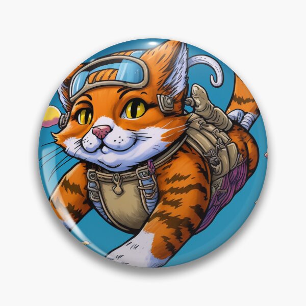 Item preview, Adventurous Cat Sky Diving designed and sold by harborhouse55.