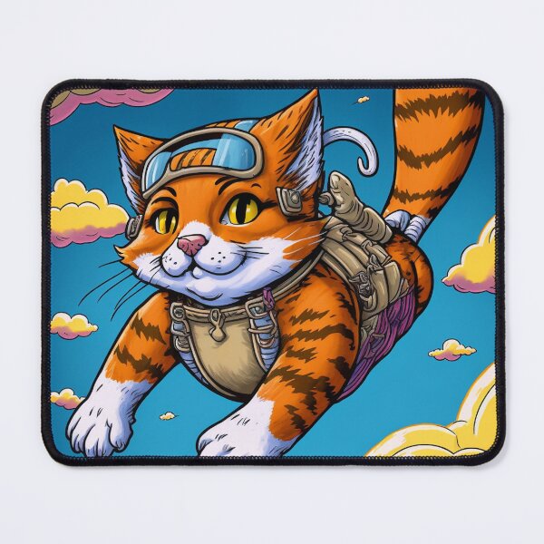 Item preview, Adventurous Cat Sky Diving designed and sold by harborhouse55.