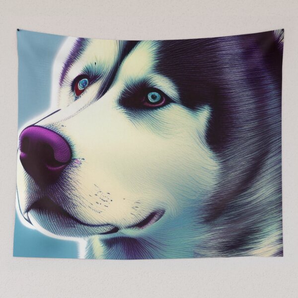 Item preview, husky 7 designed and sold by blackwhiteblue.