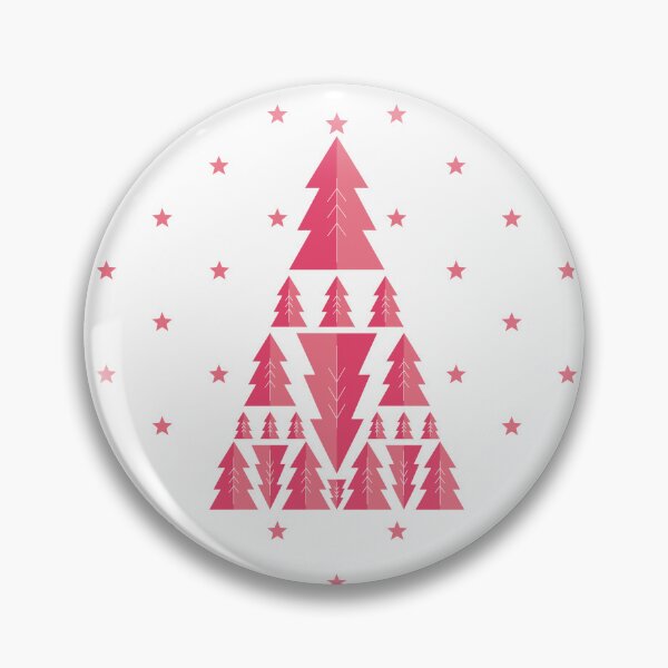 Item preview, Fir tree graphic pink designed and sold by Kritzel-Claudi.