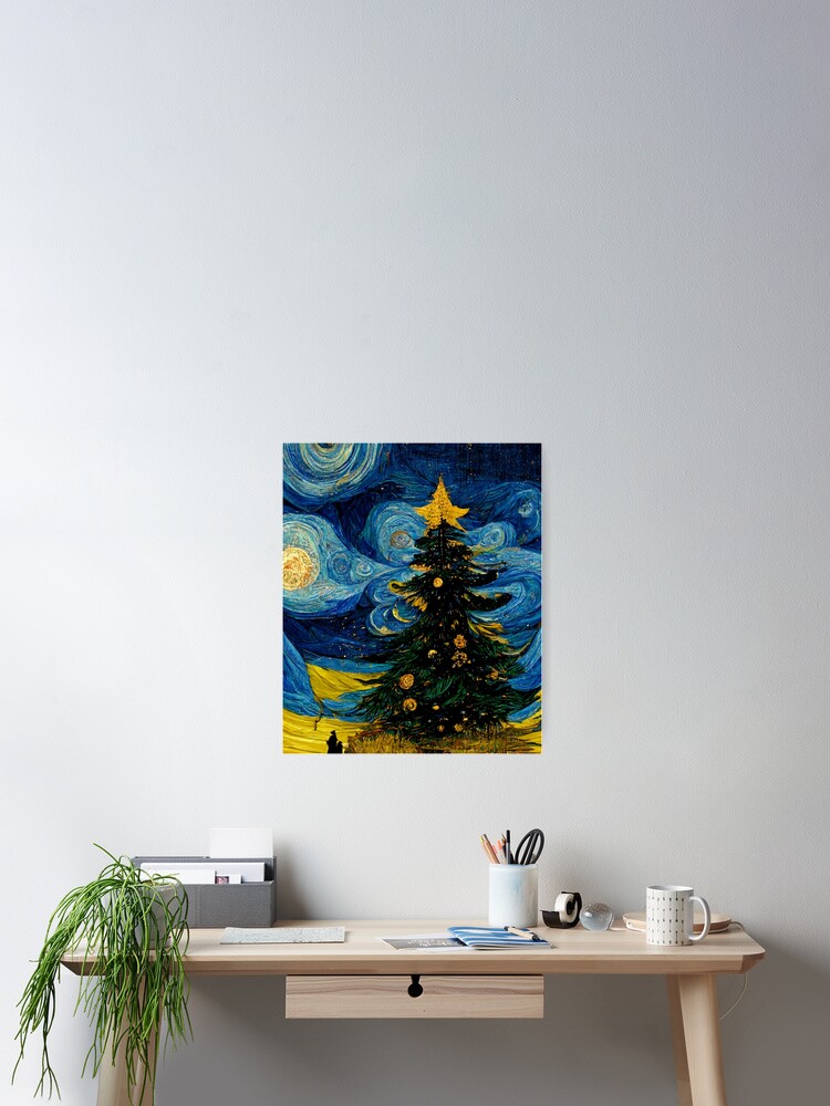 Starry Remake Poster Painting canvas 12*18inch 2024