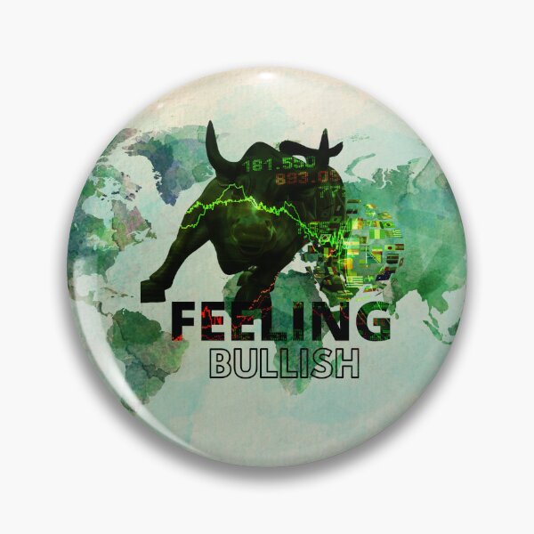 Item preview,  Stock Market Gift, Gift for traders, stock market, options, crypto, forex and day traders. Stock market bull, Female trader gift, Feeling Bullish designed and sold by TradingTeesKids.