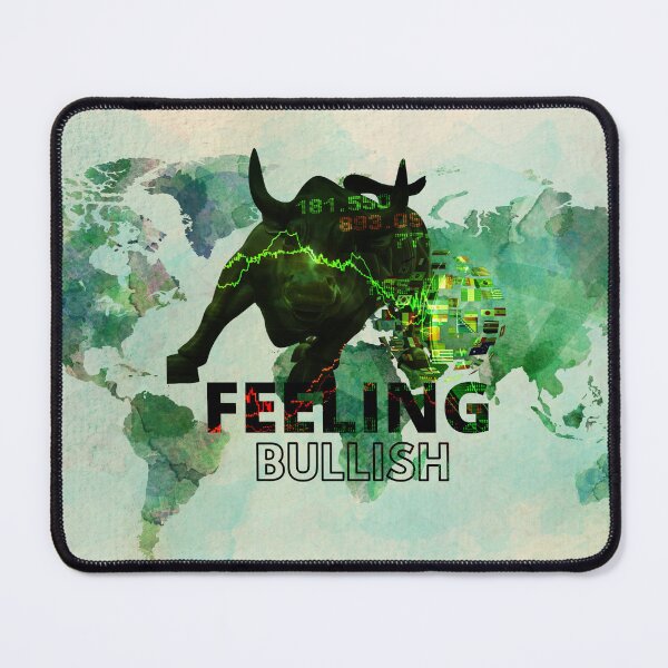 Item preview,  Stock Market Gift, Gift for traders, stock market, options, crypto, forex and day traders. Stock market bull, Female trader gift, Feeling Bullish designed and sold by TradingTeesKids.