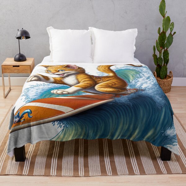 Item preview, Adventurous Cat Surfing designed and sold by harborhouse55.