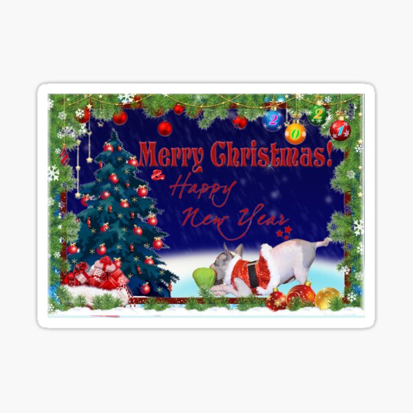 Item preview, feliz navidad xolo designed and sold by Xolo-Rescue.