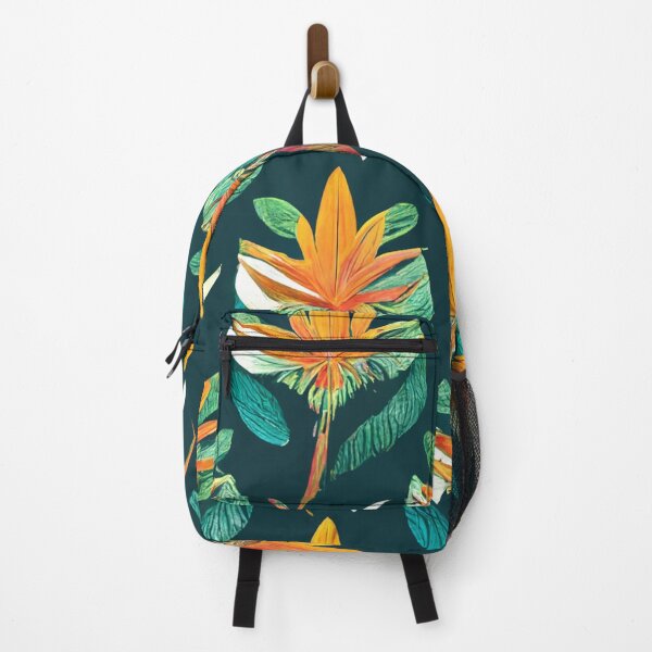 Item preview, Tropical Flower Pattern Wallpaper designed and sold by thisisallahoax.