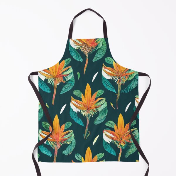 Item preview, Tropical Flower Pattern Wallpaper designed and sold by thisisallahoax.