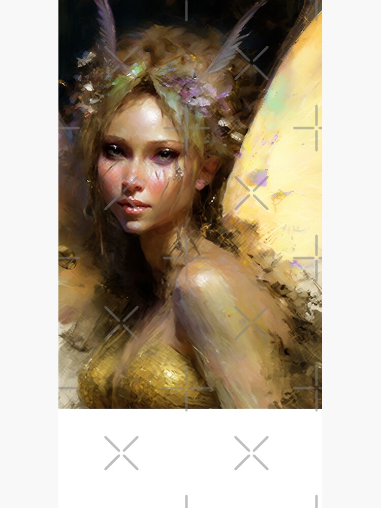 Fairy Abstract Art Print / Fairy Bedroom Decor / Fairy Decorations For Birthday Party / Fairy Lover / Magical Forest Illustration by PrincessArtwork