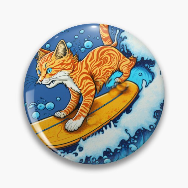 Item preview, Adventurous Cat Surfing 3 designed and sold by harborhouse55.