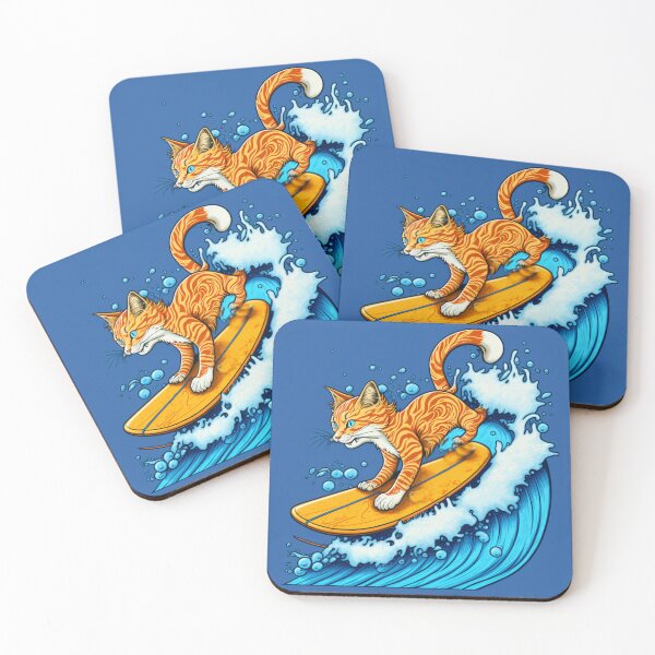 Item preview, Adventurous Cat Surfing 3 designed and sold by harborhouse55.