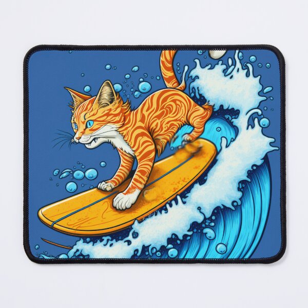Item preview, Adventurous Cat Surfing 3 designed and sold by harborhouse55.