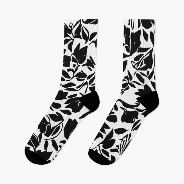 Item preview, Spring Buds, Geometric Design, In Black And White. designed and sold by I-Desire.