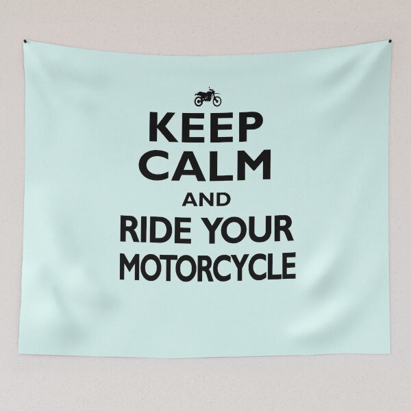 Item preview, Motorcycling Keep Calm  Motorcyclist Birthday designed and sold by smily-tees.