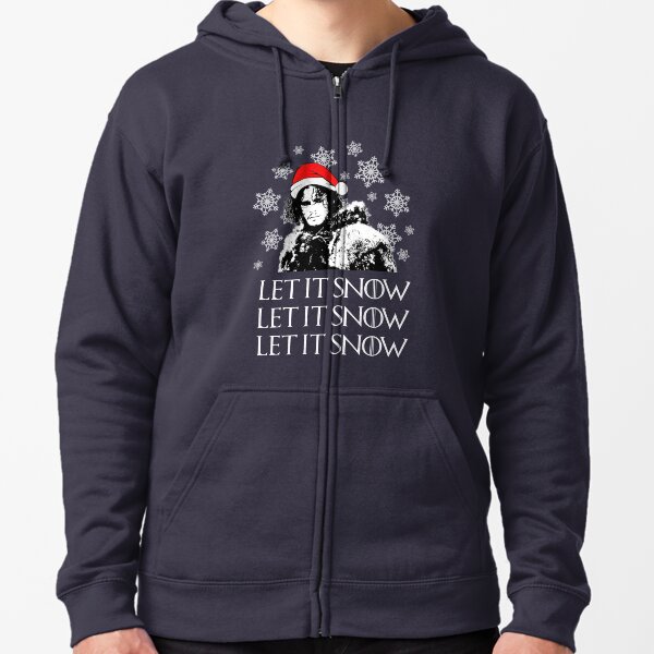 Let it snow - Christmas Zipped Hoodie