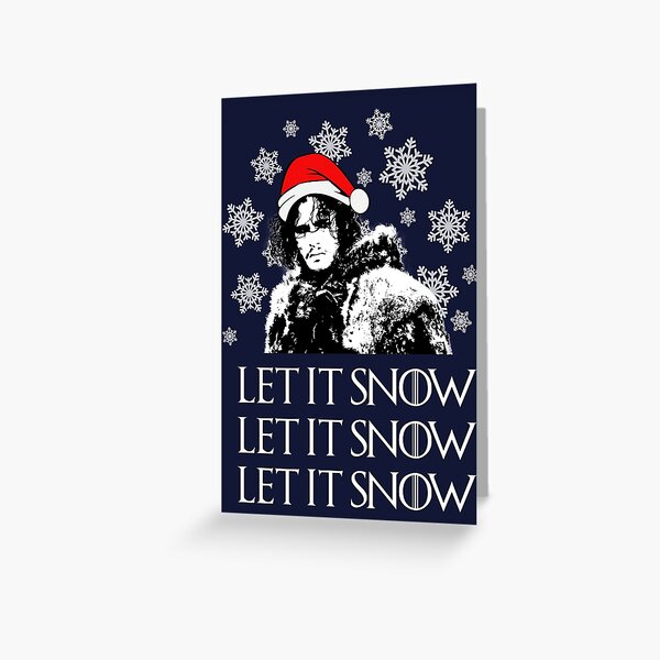 Let it snow - Christmas Greeting Card