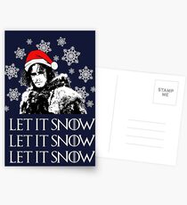 Let it snow - Christmas Postcards