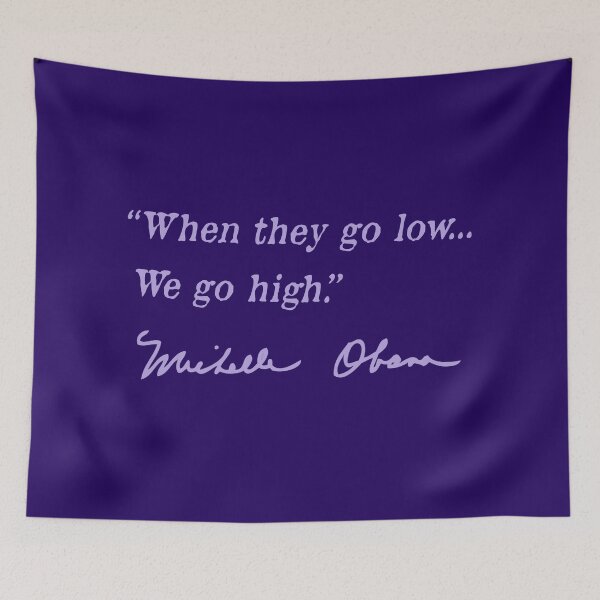 Item preview, cuando bajan, subimos - Michelle Obama (lavanda) designed and sold by Thelittlelord.