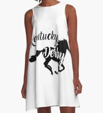 Kentucky Derby the best Running horse A-Line Dress