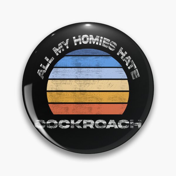 Item preview, All my homies hate cockroach cool retro sunset designed and sold by Ach B.
