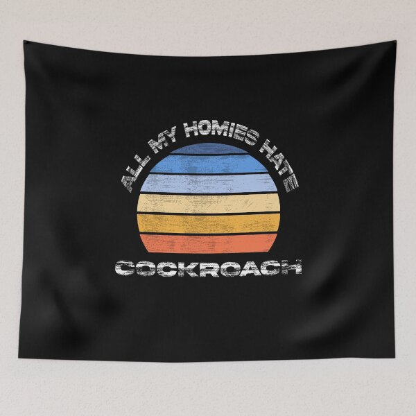 Item preview, All my homies hate cockroach cool retro sunset designed and sold by Ach B.