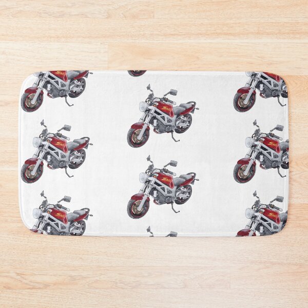 Item preview, Red Suziki SV650 motorcycle in watercolor designed and sold by Astrofruechtle.