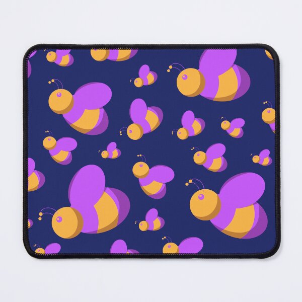 Item preview, Flight of the Purple and Orange Bees - Bee Patterns designed and sold by IJStanding.