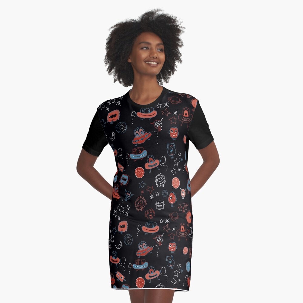 Item preview, Graphic T-Shirt Dress designed and sold by LilyBurgess.
