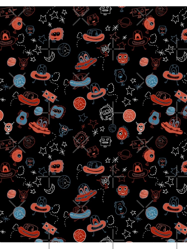Thumbnail 4 of 4, A-Line Dress, Feeling Alien? designed and sold by LilyBurgess.