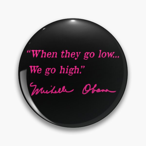 Item preview, cuando bajan, subimos - Michelle Obama (rosa intenso) designed and sold by Thelittlelord.
